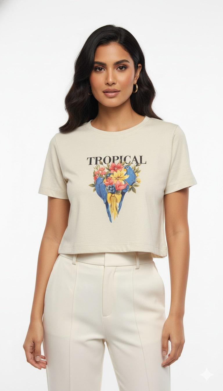 T Shirt Tropical Arara