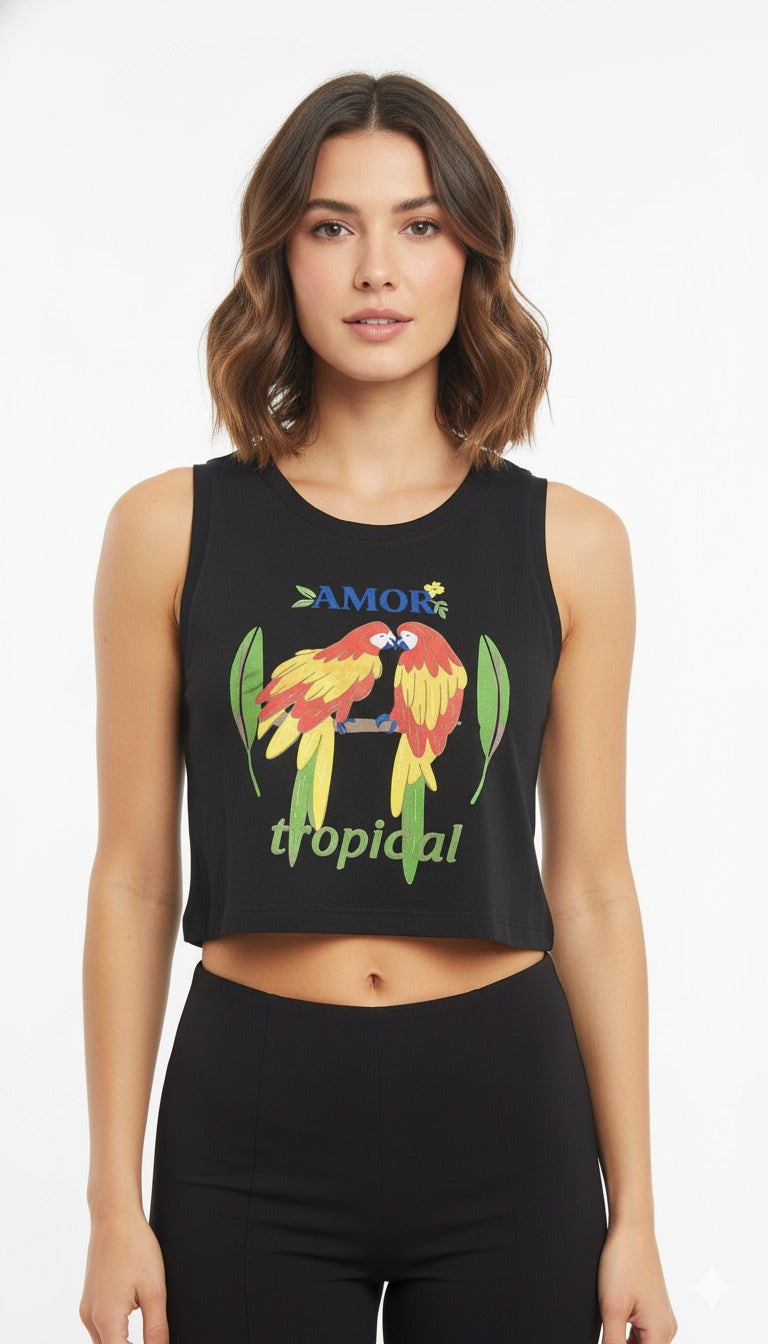 Cropped Amor Tropical