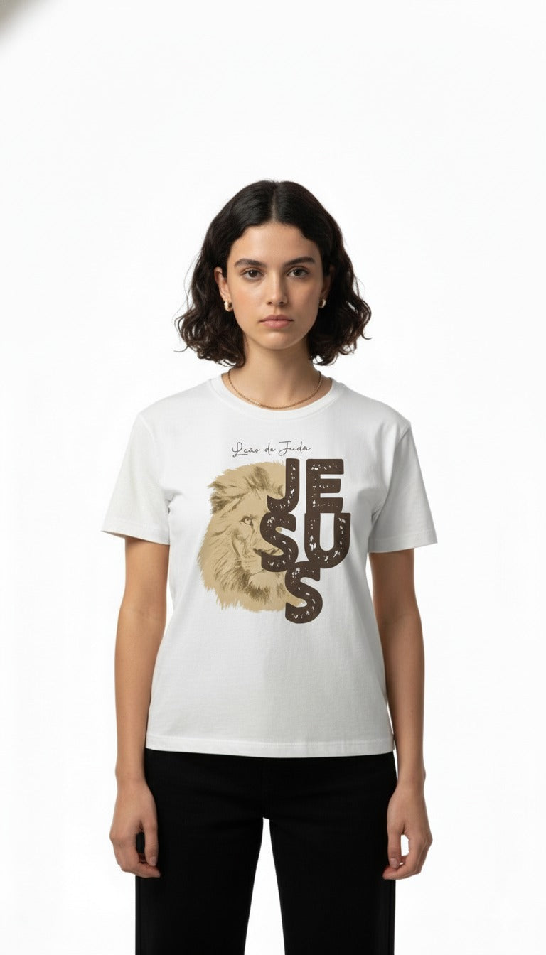T Shirt Leão Jesus
